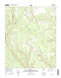 Atkinson North Carolina  - 24k Topo Map