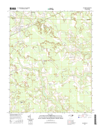 Aulander North Carolina  - 24k Topo Map