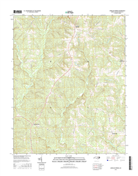 Aurelian Springs North Carolina  - 24k Topo Map