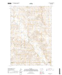 Almont East North Dakota  - 24k Topo Map