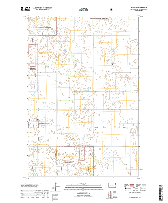 Wyndmere NW North Dakota  - 24k Topo Map