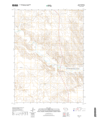 Agate NW - Nebraska - 24k Topo Map