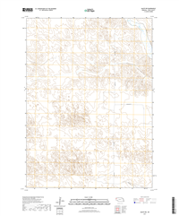 Agate SW - Nebraska - 24k Topo Map