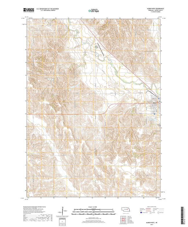 Alda - Nebraska - 24k Topo Map