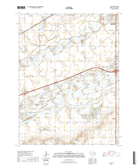 Alexandria - Nebraska - 24k Topo Map