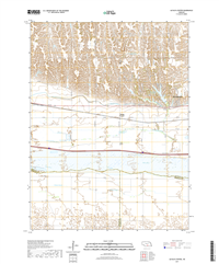 Alkali Lake - Nebraska - 24k Topo Map