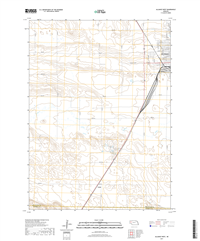 Alma - Nebraska - Kansas - 24k Topo Map