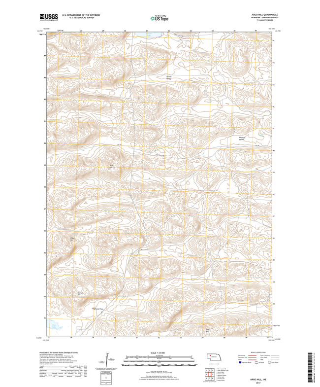 Arlington - Nebraska - 24k Topo Map