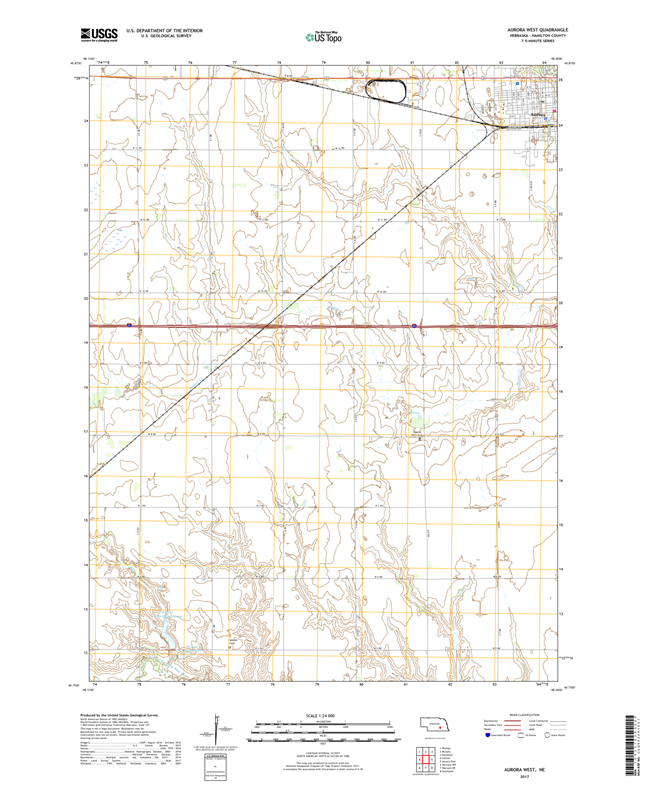 Avoca - Nebraska - 24k Topo Map