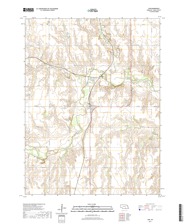 Bancroft - Nebraska - 24k Topo Map