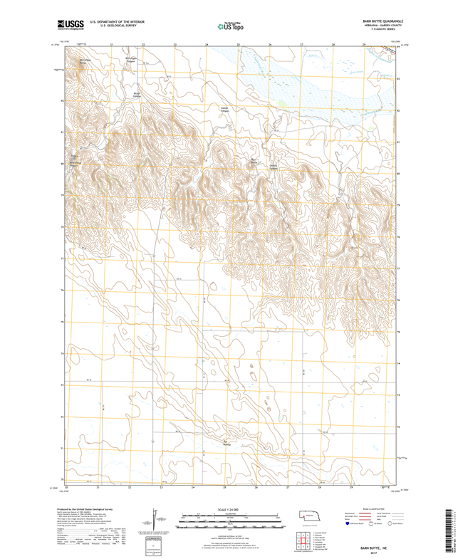 Barneston - Nebraska - Kansas - 24k Topo Map