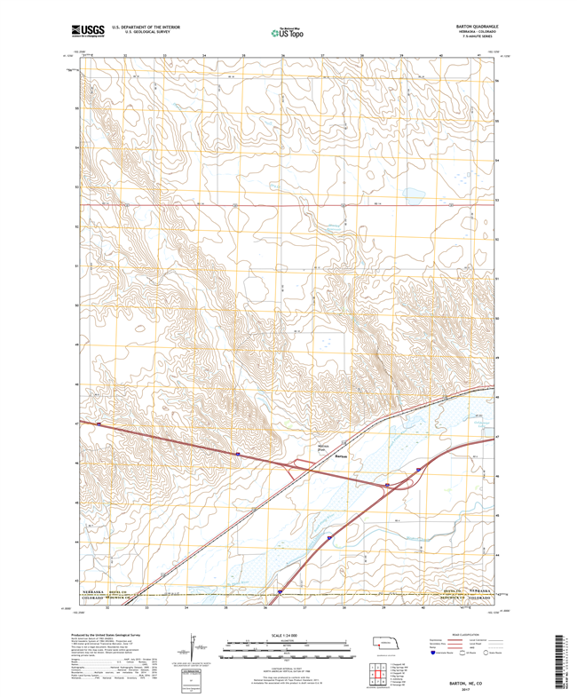 Bassett - Nebraska - 24k Topo Map