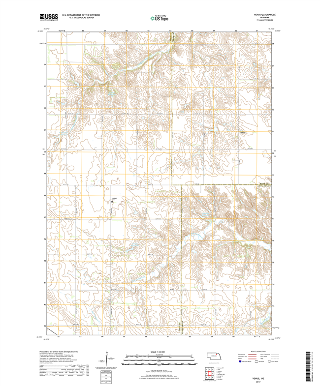 Verdel - Nebraska - South Dakota - 24k Topo Map