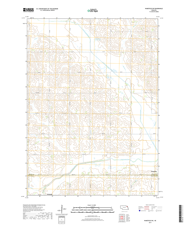 Wallace - Nebraska - 24k Topo Map