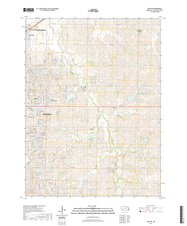 Walworth - Nebraska - 24k Topo Map