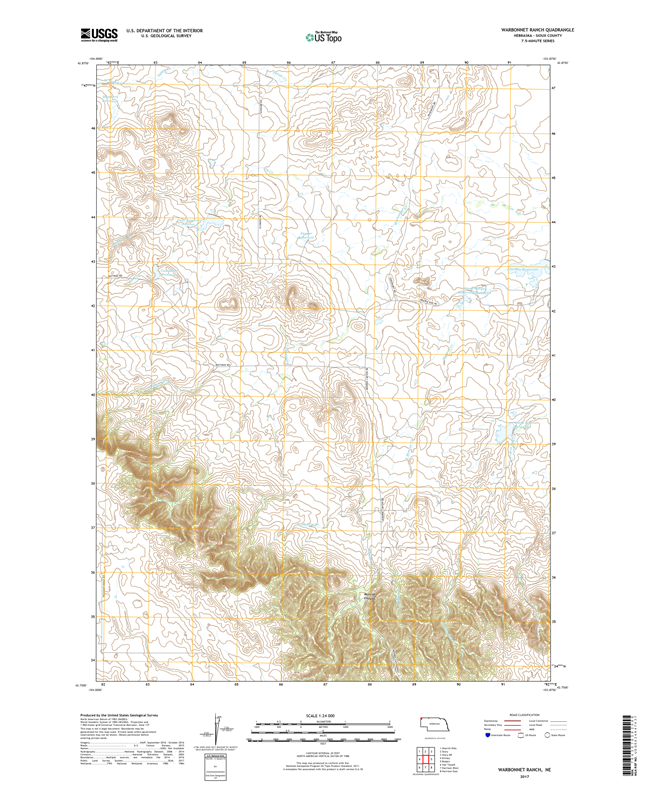 Waterbury - Nebraska - 24k Topo Map