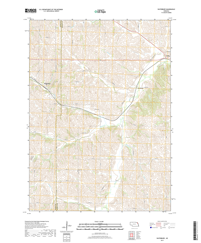 Wauneta East - Nebraska - 24k Topo Map