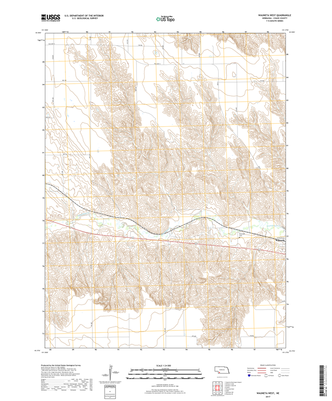Wausa - Nebraska - 24k Topo Map