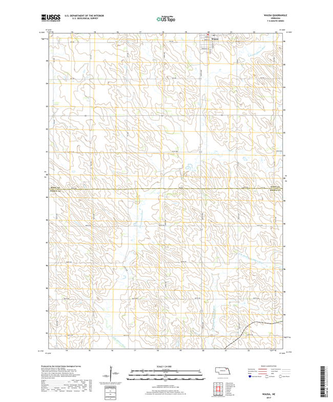 Waverly - Nebraska - 24k Topo Map