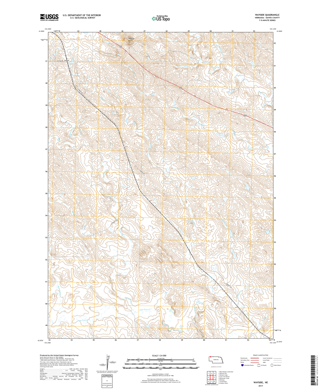 Webster - Nebraska - 24k Topo Map