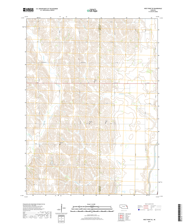 Western - Nebraska - 24k Topo Map
