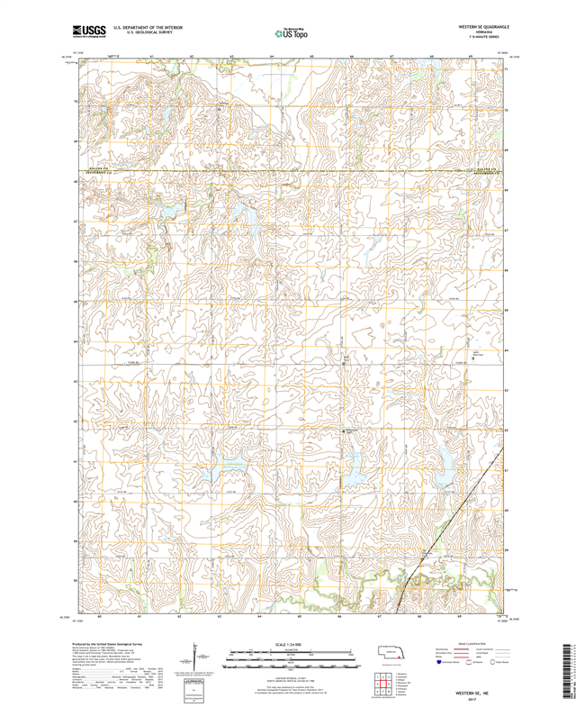 Western SW - Nebraska - 24k Topo Map