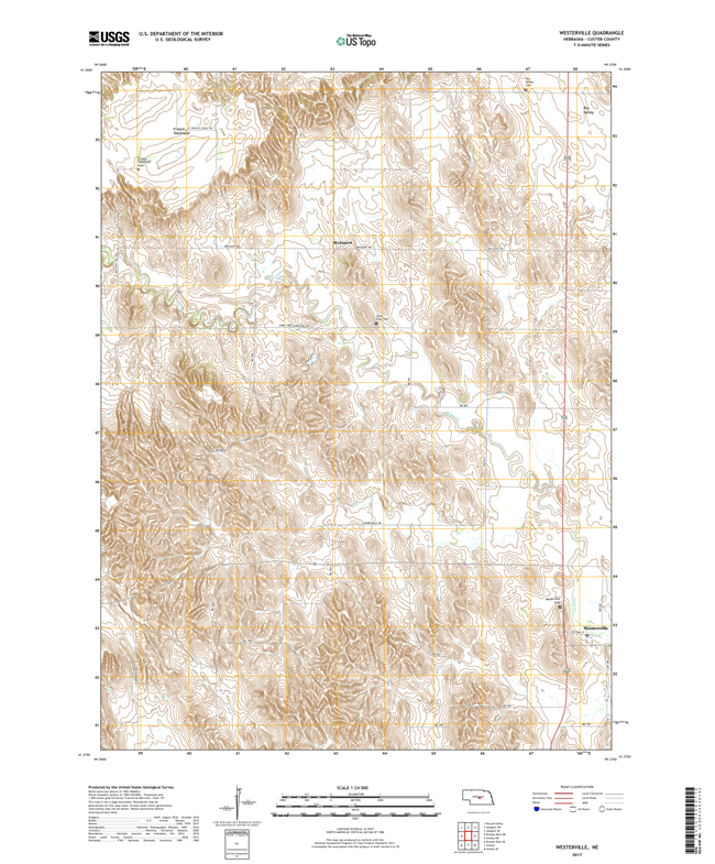 Whistle Creek NE - Nebraska - 24k Topo Map