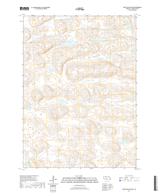 Whiteclay - Nebraska - South Dakota - 24k Topo Map