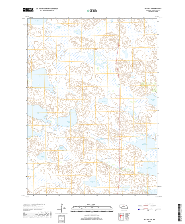 Wilson Valley - Nebraska - 24k Topo Map