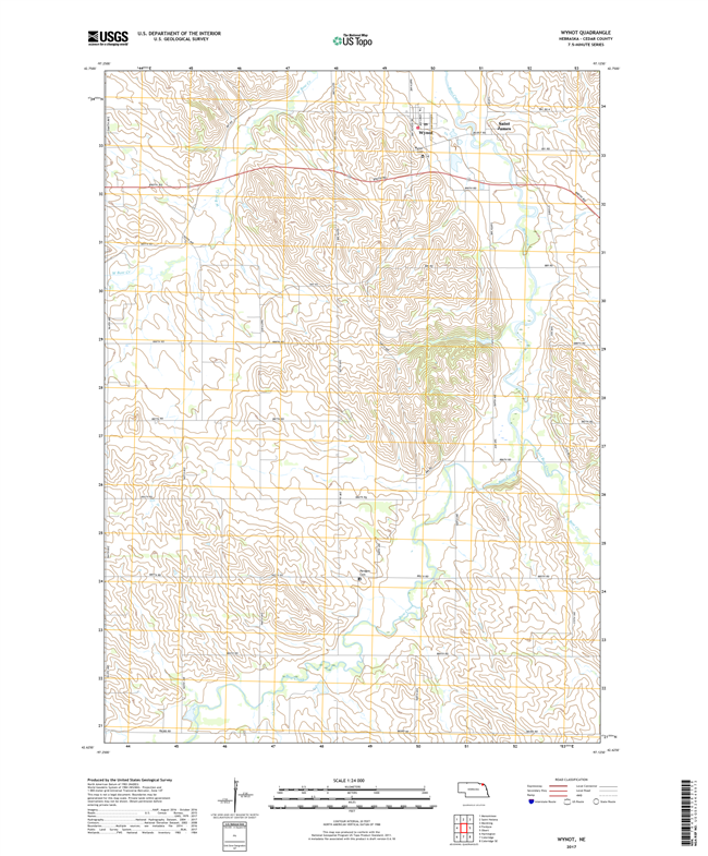 York North - Nebraska - 24k Topo Map