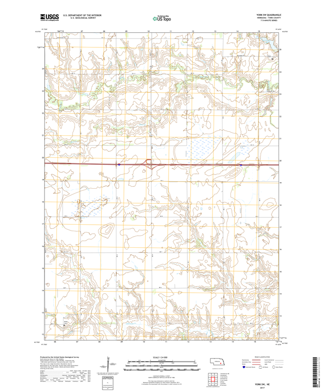 York South - Nebraska - 24k Topo Map