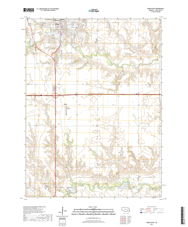 Young Valley - Nebraska - 24k Topo Map