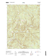 Alstead New Hampshire - 24k Topo Map