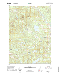 Baxter Lake New Hampshire - 24k Topo Map