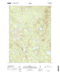 Belmont New Hampshire - 24k Topo Map