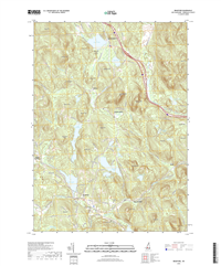 Bradford New Hampshire - 24k Topo Map