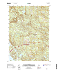 Candia New Hampshire - 24k Topo Map