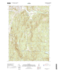 Claremont South New Hampshire - 24k Topo Map
