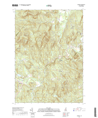 Danbury New Hampshire - 24k Topo Map