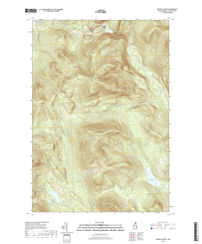 Dixville Notch New Hampshire - 24k Topo Map