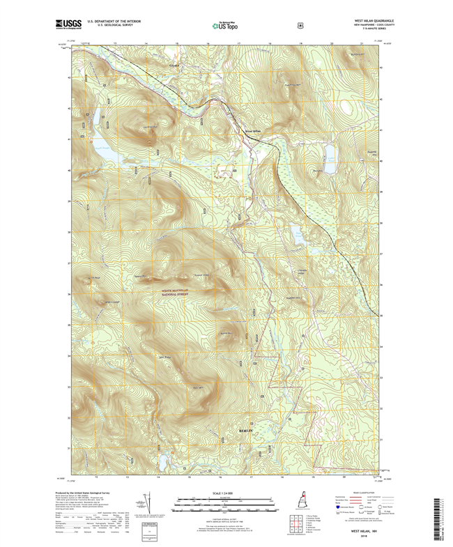 West Milan New Hampshire - 24k Topo Map