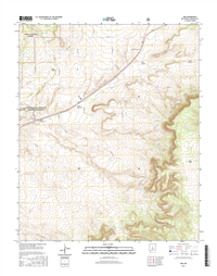 Abo New Mexico - 24k Topo Map