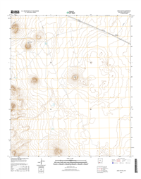 Aden Crater New Mexico - 24k Topo Map