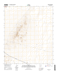 Aden Hills New Mexico - 24k Topo Map