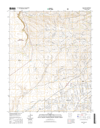 Agua Fria New Mexico - 24k Topo Map