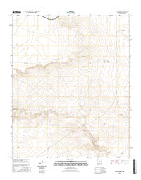 Alamo Ranch New Mexico - 24k Topo Map