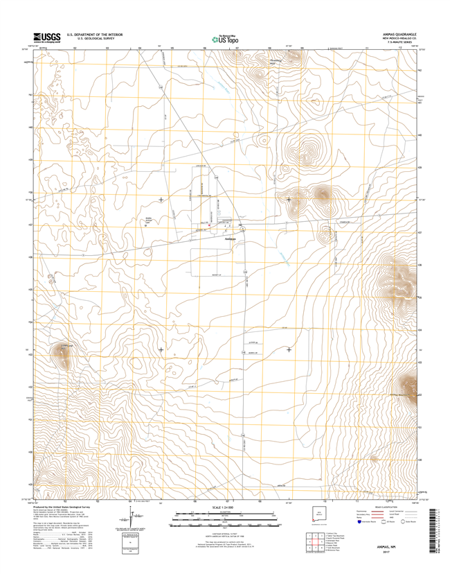 Animas New Mexico - 24k Topo Map