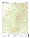 Wahoo Peak New Mexico - 24k Topo Map