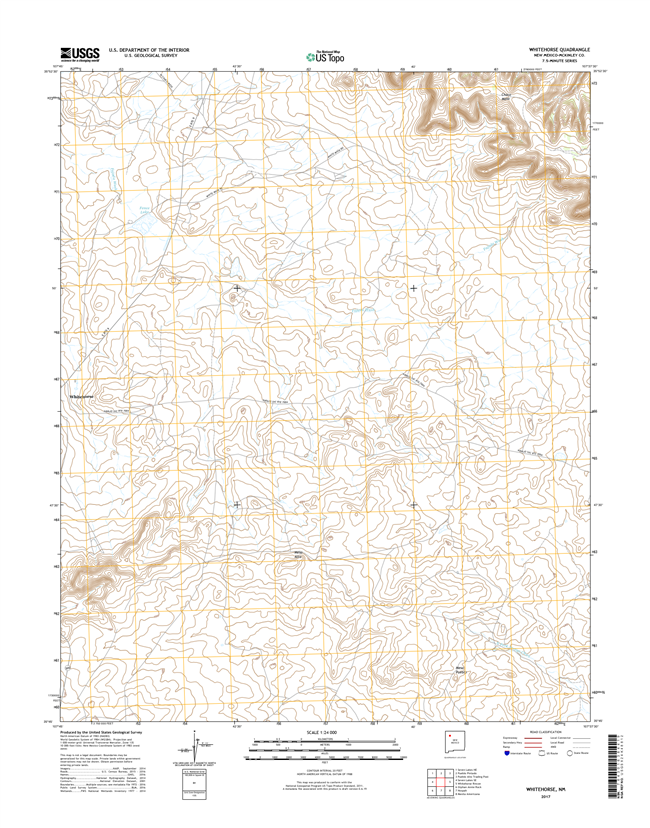 Whitehorse New Mexico - 24k Topo Map