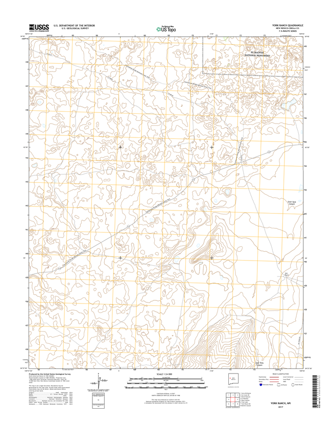 York Ranch New Mexico - 24k Topo Map
